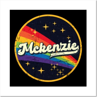 Mckenzie // Rainbow In Space Vintage Grunge-Style Posters and Art